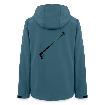 High-pressure sprayer façade cleaning 5 - Women’s Recycled Softshell Jacket by Stanley/Stella - stargazer - Back - AI Model Female 172 light (172cm)