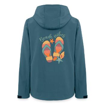 Ambiance de plage - Veste softshell femme recyclée Stanley/Stella - bleu pétrole foncé - Dos - AI Model Female 172 light (172cm)