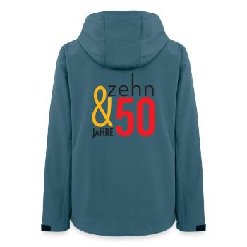 Not 60 -fifty-ten! - Women’s Recycled Softshell Jacket by Stanley/Stella - stargazer - Back - AI Model Female 172 light (172cm)