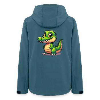 Alligator Crocodile - Women’s Recycled Softshell Jacket by Stanley/Stella - stargazer - Back - AI Model Female 172 light (172cm)