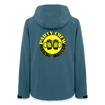 Bière Party Crew - Veste softshell femme recyclée Stanley/Stella - bleu pétrole foncé - Dos - AI Model Female 172 light (172cm)