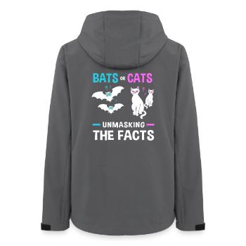 Halloween Gender Reveal - Frauen Recycelte Softshelljacke von Stanley/Stella - Anthrazit - Hinten - AI Model Female 172 light (172cm)