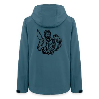 Angler - Women’s Recycled Softshell Jacket by Stanley/Stella - stargazer - Back - AI Model Female 172 light (172cm)