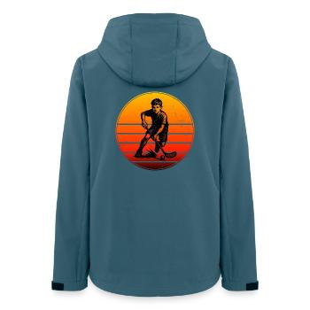 Cool floorball inspiration - Women’s Recycled Softshell Jacket by Stanley/Stella - stargazer - Back - AI Model Female 172 light (172cm)