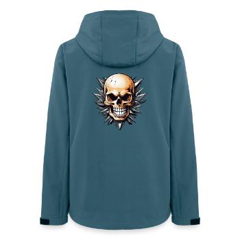 Spikeskull with Thorn Star - Women’s Recycled Softshell Jacket by Stanley/Stella - stargazer - Back - AI Model Female 172 light (172cm)