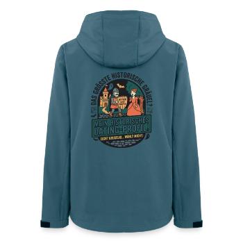 Mittelalter Dating Profil lustig - Frauen Recycelte Softshelljacke von Stanley/Stella - Dunkles Petrol - Hinten - AI Model Female 172 light (172cm)
