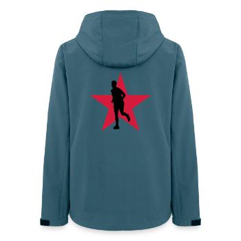Running / Jogging / Run / Trail / Sport - Women’s Recycled Softshell Jacket by Stanley/Stella - stargazer - Back - AI Model Female 172 light (172cm)