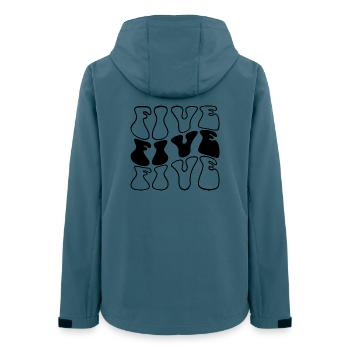 Five 5th Birthday Kids Boys Girls 5 Years Old - Women’s Recycled Softshell Jacket by Stanley/Stella - stargazer - Back - AI Model Female 172 light (172cm)
