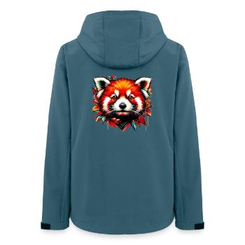 Red panda - Women’s Recycled Softshell Jacket by Stanley/Stella - stargazer - Back - AI Model Female 172 light (172cm)