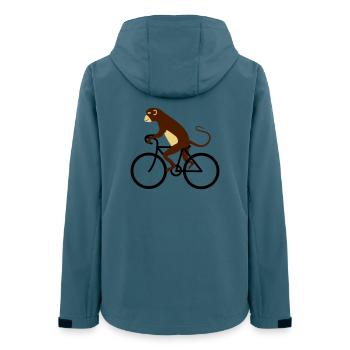 bike - Women’s Recycled Softshell Jacket by Stanley/Stella - stargazer - Back - AI Model Female 172 light (172cm)