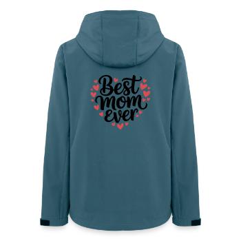 Die beste Mutter aller Zeiten - Frauen Recycelte Softshelljacke von Stanley/Stella - Dunkles Petrol - Hinten - AI Model Female 172 light (172cm)