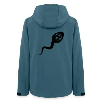Sperm sperm football - Women’s Recycled Softshell Jacket by Stanley/Stella - stargazer - Back - AI Model Female 172 light (172cm)