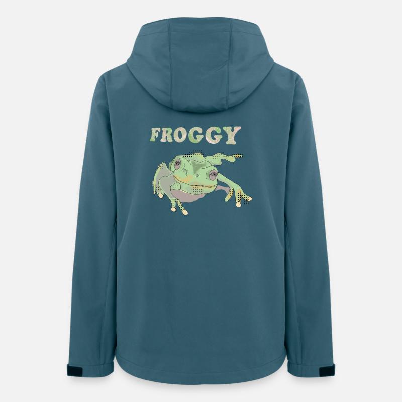 Froggie - Veste softshell femme recyclée Stanley/Stella - bleu pétrole foncé