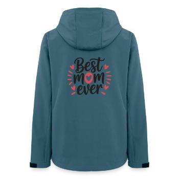 Die beste Mutter aller Zeiten - Frauen Recycelte Softshelljacke von Stanley/Stella - Dunkles Petrol - Hinten - AI Model Female 172 light (172cm)