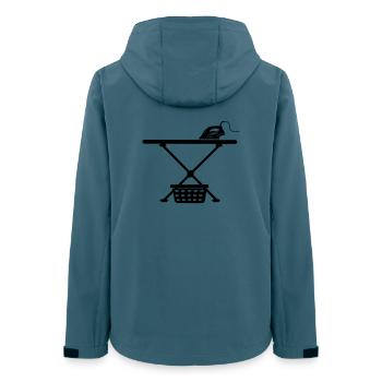 Iron srichplak and laundry basket - Women’s Recycled Softshell Jacket by Stanley/Stella - stargazer - Back - AI Model Female 172 light (172cm)