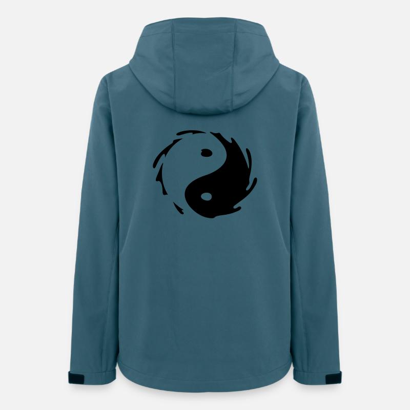 Yin-Yang Splash - Women’s Recycled Softshell Jacket by Stanley/Stella - stargazer
