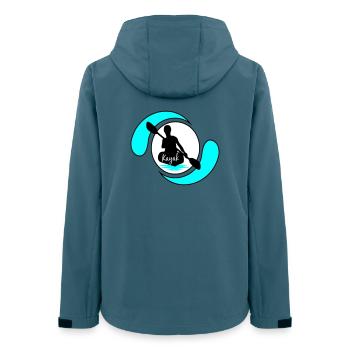 Kayak - Women’s Recycled Softshell Jacket by Stanley/Stella - stargazer - Back - AI Model Female 172 light (172cm)