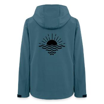 sunset sea - Women’s Recycled Softshell Jacket by Stanley/Stella - stargazer - Back - AI Model Female 172 light (172cm)