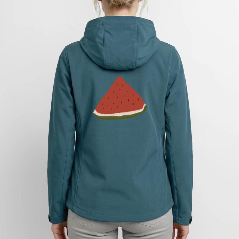 Pastèque, Pastèque, Melon Veste softshell femme recyclée Stanley/Stella