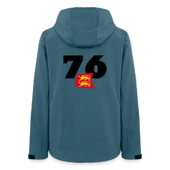 Seine-Maritime - Normandy - France - Women’s Recycled Softshell Jacket by Stanley/Stella - stargazer - Back - AI Model Female 172 light (172cm)