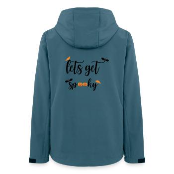 Helloween - Frauen Recycelte Softshelljacke von Stanley/Stella - Dunkles Petrol - Hinten - AI Model Female 172 light (172cm)