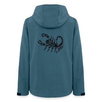 Astrological zodiac, scorpion - Women’s Recycled Softshell Jacket by Stanley/Stella - stargazer - Back - AI Model Female 172 light (172cm)