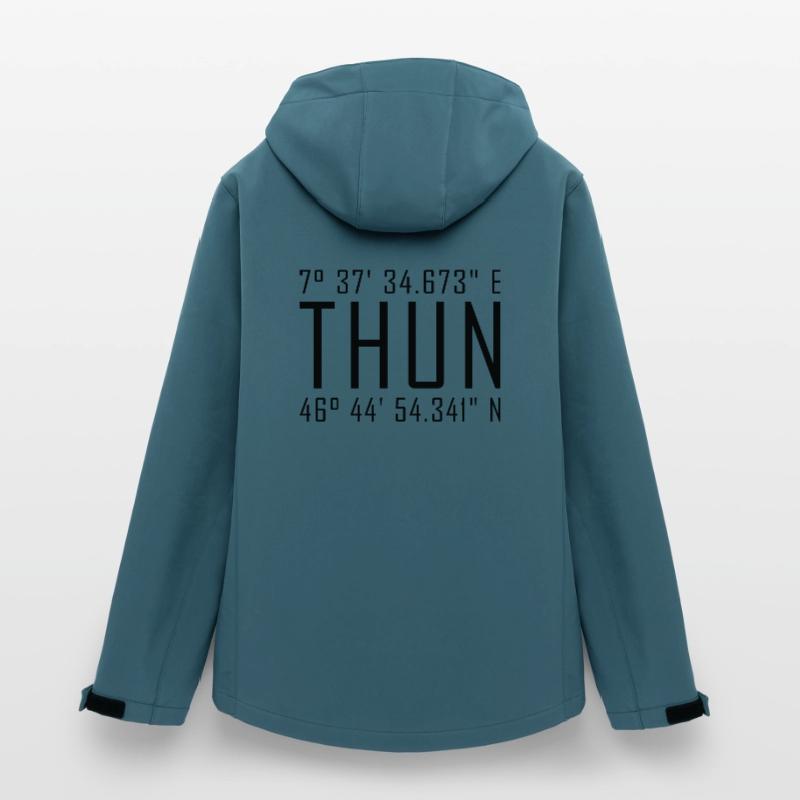 Thun Coordinates – Typography with Local Reference Besch Women’s Recycled Softshell Jacket by Stanley/Stella