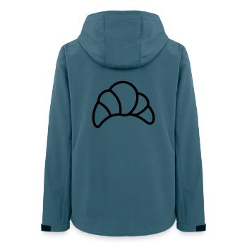 Halbmond - Frauen Recycelte Softshelljacke von Stanley/Stella - Dunkles Petrol - Hinten - AI Model Female 172 light (172cm)