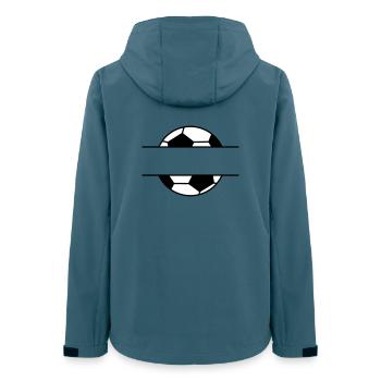 Football name tag with desired name - Women’s Recycled Softshell Jacket by Stanley/Stella - stargazer - Back - AI Model Female 172 light (172cm)