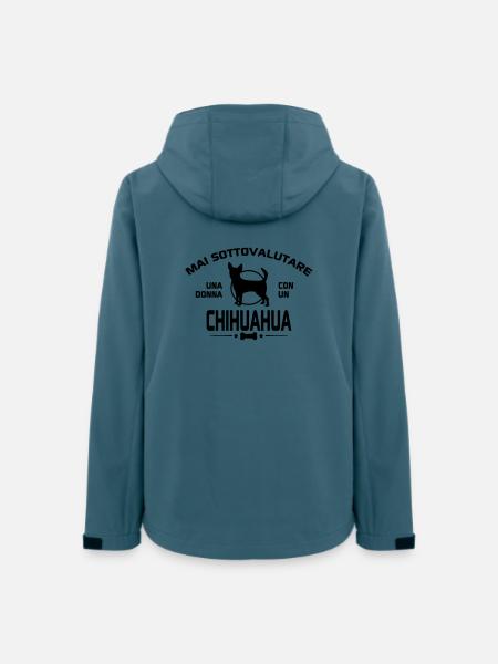 Chihuahua - Frauen Recycelte Softshelljacke von Stanley/Stella - Dunkles Petrol
