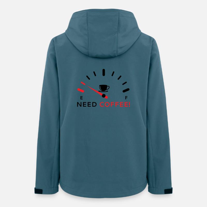 Need Coffee 2 - Women’s Recycled Softshell Jacket by Stanley/Stella - stargazer