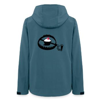 iron with cupcake - Women’s Recycled Softshell Jacket by Stanley/Stella - stargazer - Back - AI Model Female 172 light (172cm)