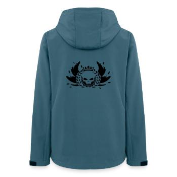 Skull with crown, wings and laurel wreath - Women’s Recycled Softshell Jacket by Stanley/Stella - stargazer - Back - AI Model Female 172 light (172cm)