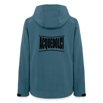 T-Shirt Acquedolci Sicilia T-Shirt Geschenkidee - Frauen Recycelte Softshelljacke von Stanley/Stella - Dunkles Petrol - Hinten - AI Model Female 172 light (172cm)