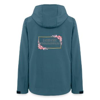 Psychotherapeutin Ärztin Doktorin Beruf Geschenk - Frauen Recycelte Softshelljacke von Stanley/Stella - Dunkles Petrol - Hinten - AI Model Female 172 light (172cm)
