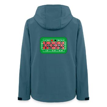 Table Casino - Women’s Recycled Softshell Jacket by Stanley/Stella - stargazer - Back - AI Model Female 172 light (172cm)