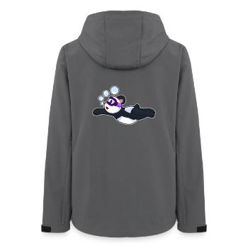 Panda Schwimmen Schwimmbrille Sommer - Frauen Recycelte Softshelljacke von Stanley/Stella - Anthrazit - Hinten - AI Model Female 172 light (172cm)