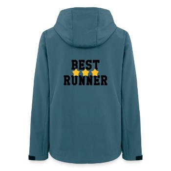 Running / Jogging / Run / Trail / Sport - Women’s Recycled Softshell Jacket by Stanley/Stella - stargazer - Back - AI Model Female 172 light (172cm)