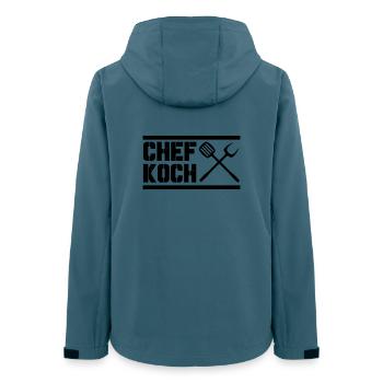 chef_koch - Women’s Recycled Softshell Jacket by Stanley/Stella - stargazer - Back - AI Model Female 172 light (172cm)