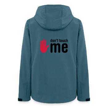 don't touch me - Veste softshell femme recyclée Stanley/Stella - bleu pétrole foncé - Dos - AI Model Female 172 light (172cm)