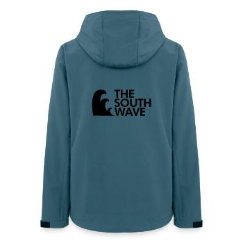 The south wave - Women’s Recycled Softshell Jacket by Stanley/Stella - stargazer - Back - AI Model Female 172 light (172cm)