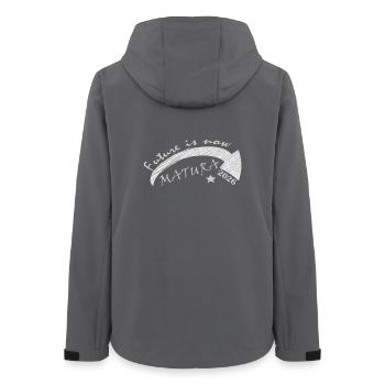 Matura 2026 - Frauen Recycelte Softshelljacke von Stanley/Stella - Anthrazit - Hinten - AI Model Female 172 light (172cm)