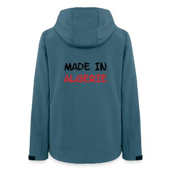 Made in Algeria - Women’s Recycled Softshell Jacket by Stanley/Stella - stargazer - Back - AI Model Female 172 light (172cm)