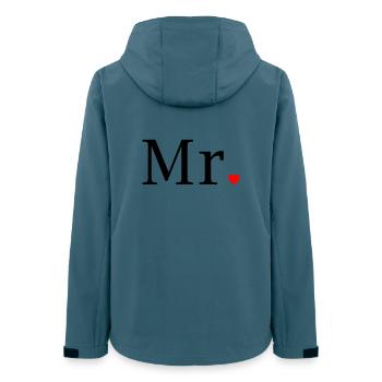 Mr T-Shirt Wedding Gift Husband Groom Her - Women’s Recycled Softshell Jacket by Stanley/Stella - stargazer - Back - AI Model Female 172 light (172cm)