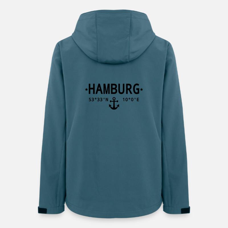 Hamburg coordinates - Women’s Recycled Softshell Jacket by Stanley/Stella - stargazer
