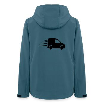 Commander une voiture bestelingen - Veste softshell femme recyclée Stanley/Stella - bleu pétrole foncé - Dos - AI Model Female 172 light (172cm)