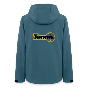 Tennis - Women’s Recycled Softshell Jacket by Stanley/Stella - stargazer - Back - AI Model Female 172 light (172cm)