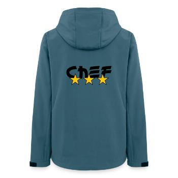 Chef - Cuisine - Cuisinier - Veste softshell femme recyclée Stanley/Stella - bleu pétrole foncé - Dos - AI Model Female 172 light (172cm)