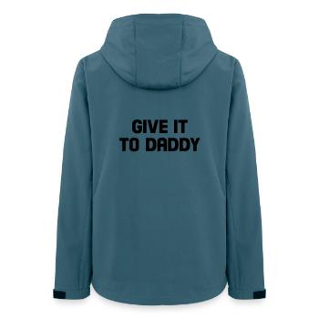 give it to daddy - Women’s Recycled Softshell Jacket by Stanley/Stella - stargazer - Back - AI Model Female 172 light (172cm)