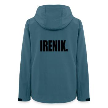 IRENIK PEACE - DEMOCRACY - Women’s Recycled Softshell Jacket by Stanley/Stella - stargazer - Back - AI Model Female 172 light (172cm)
